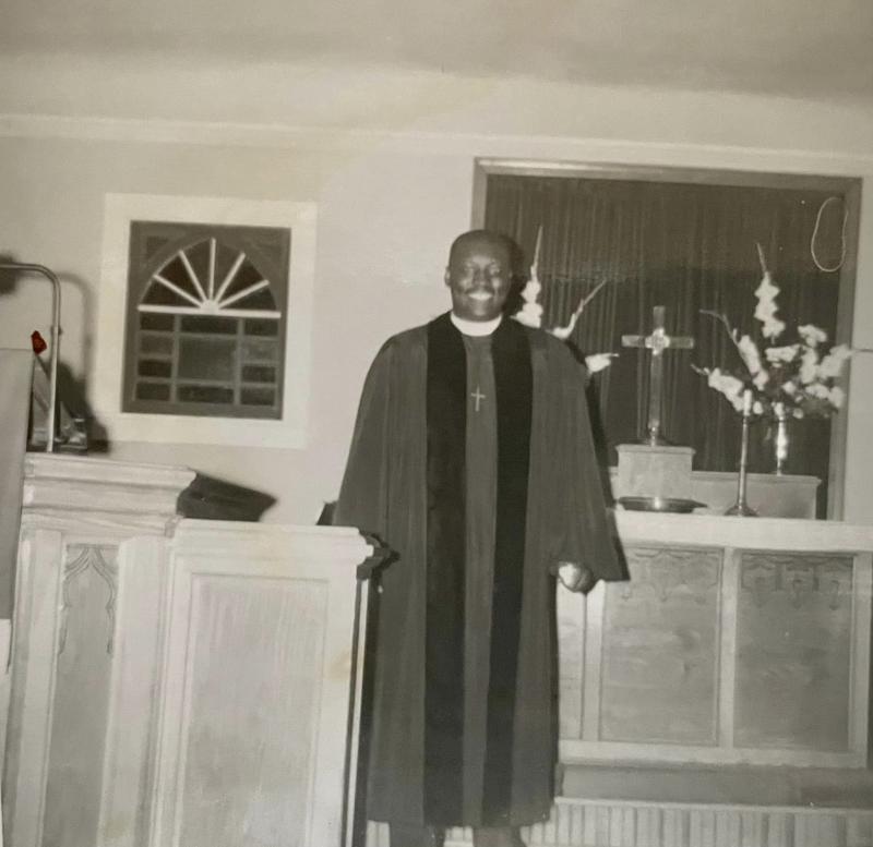 The Rev. Frank Robinson of St. Paul Methodist Church in the late 1960s.
